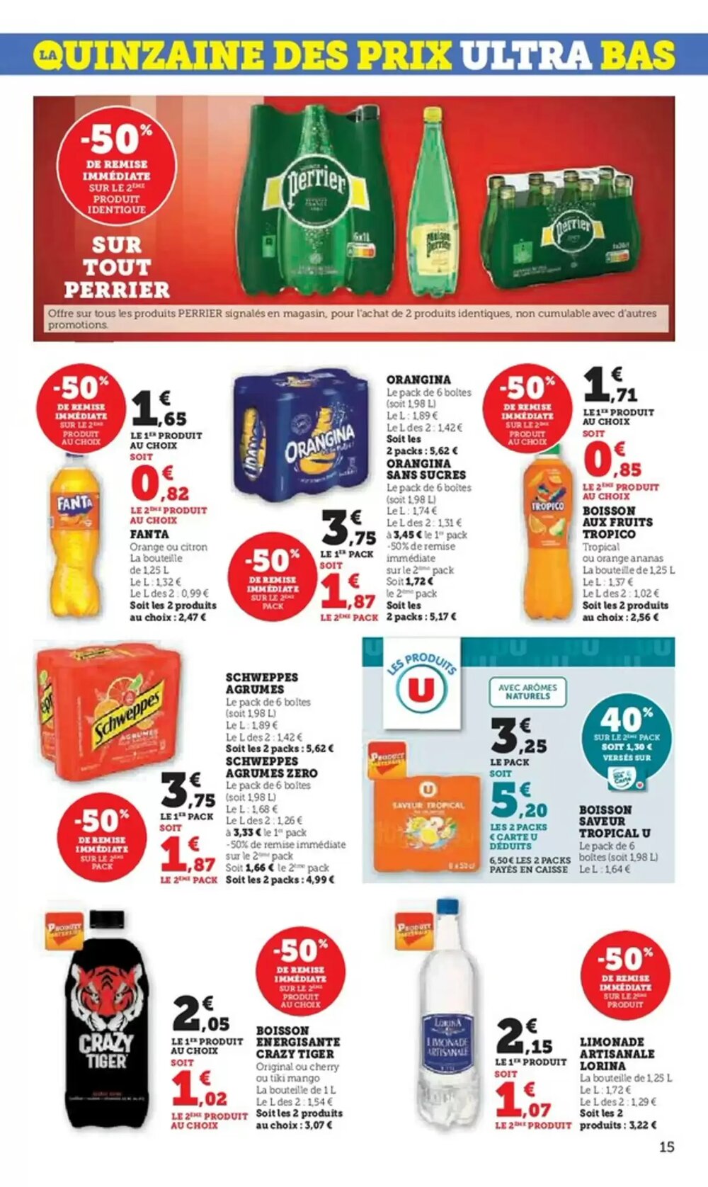 Prospectus promotionnel Hyper U valable à partir du 13/01/2026 - Page 15.