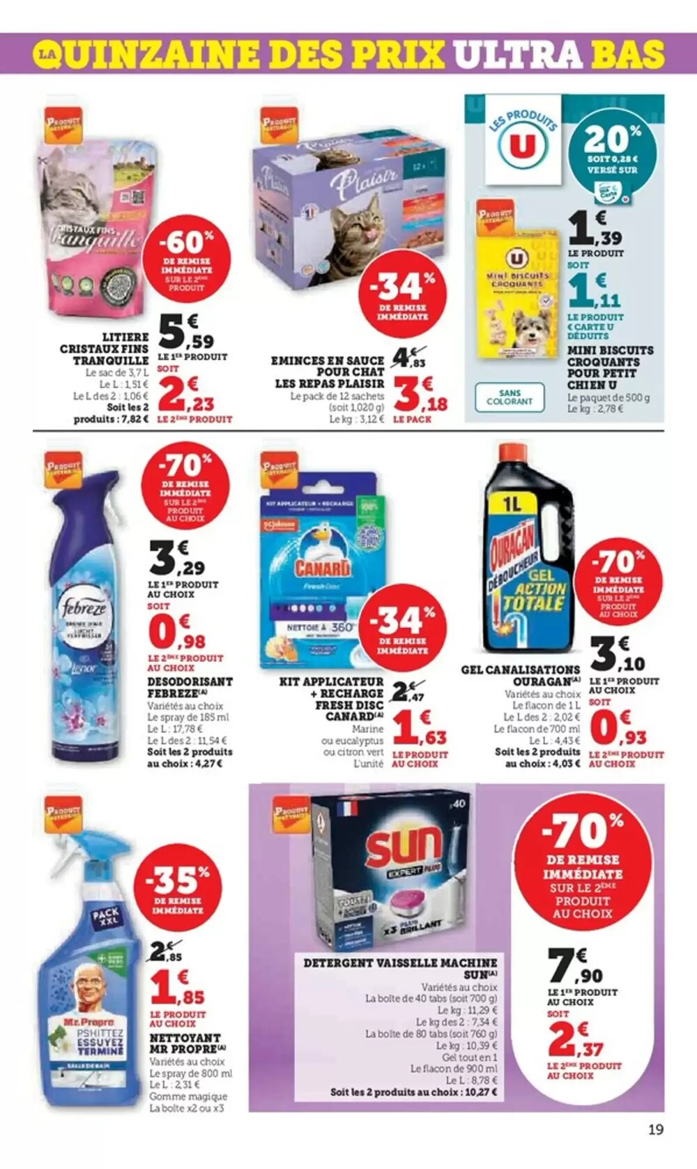 Prospectus promotionnel Hyper U valable à partir du 13/01/2026 - Page 19.