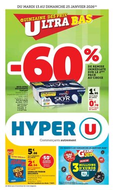 Prospectus promotionnel Hyper U valable à partir du 13/01/2026
