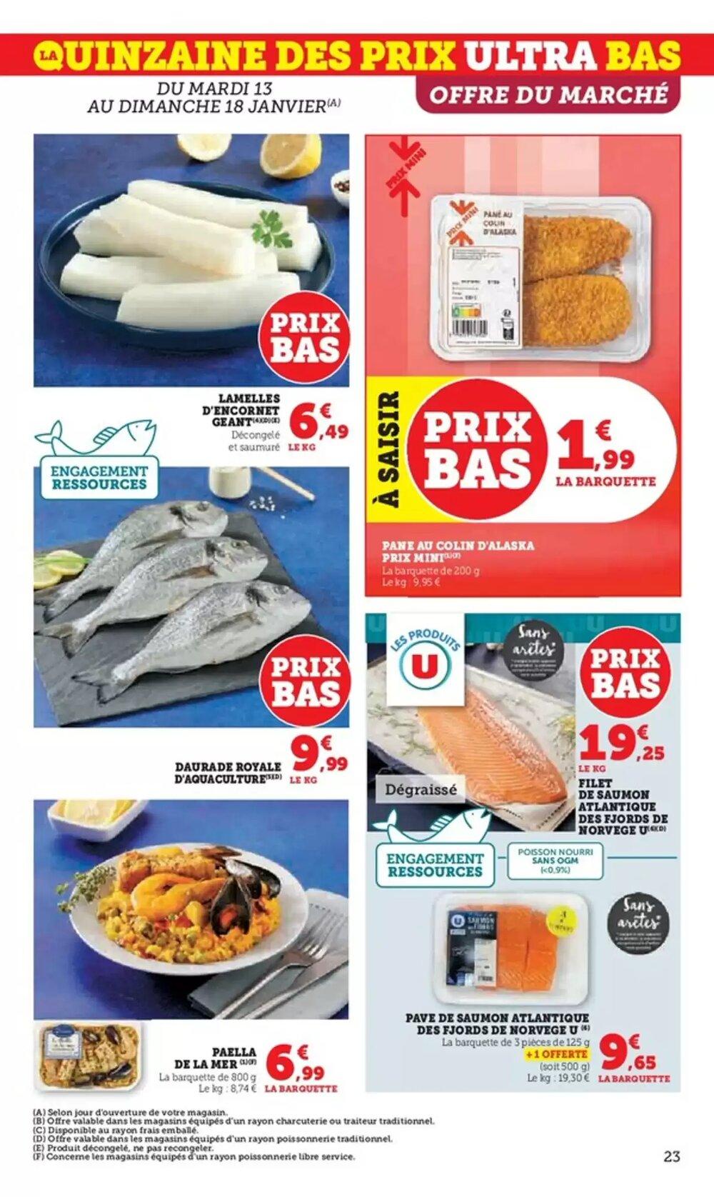 Prospectus promotionnel Hyper U valable à partir du 13/01/2026 - Page 23.