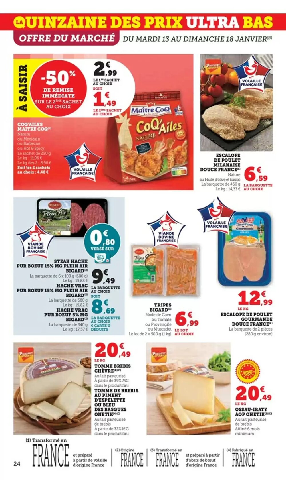 Prospectus promotionnel Hyper U valable à partir du 13/01/2026 - Page 24.