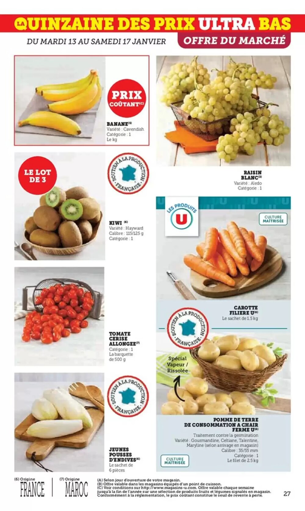 Prospectus promotionnel Hyper U valable à partir du 13/01/2026 - Page 27.