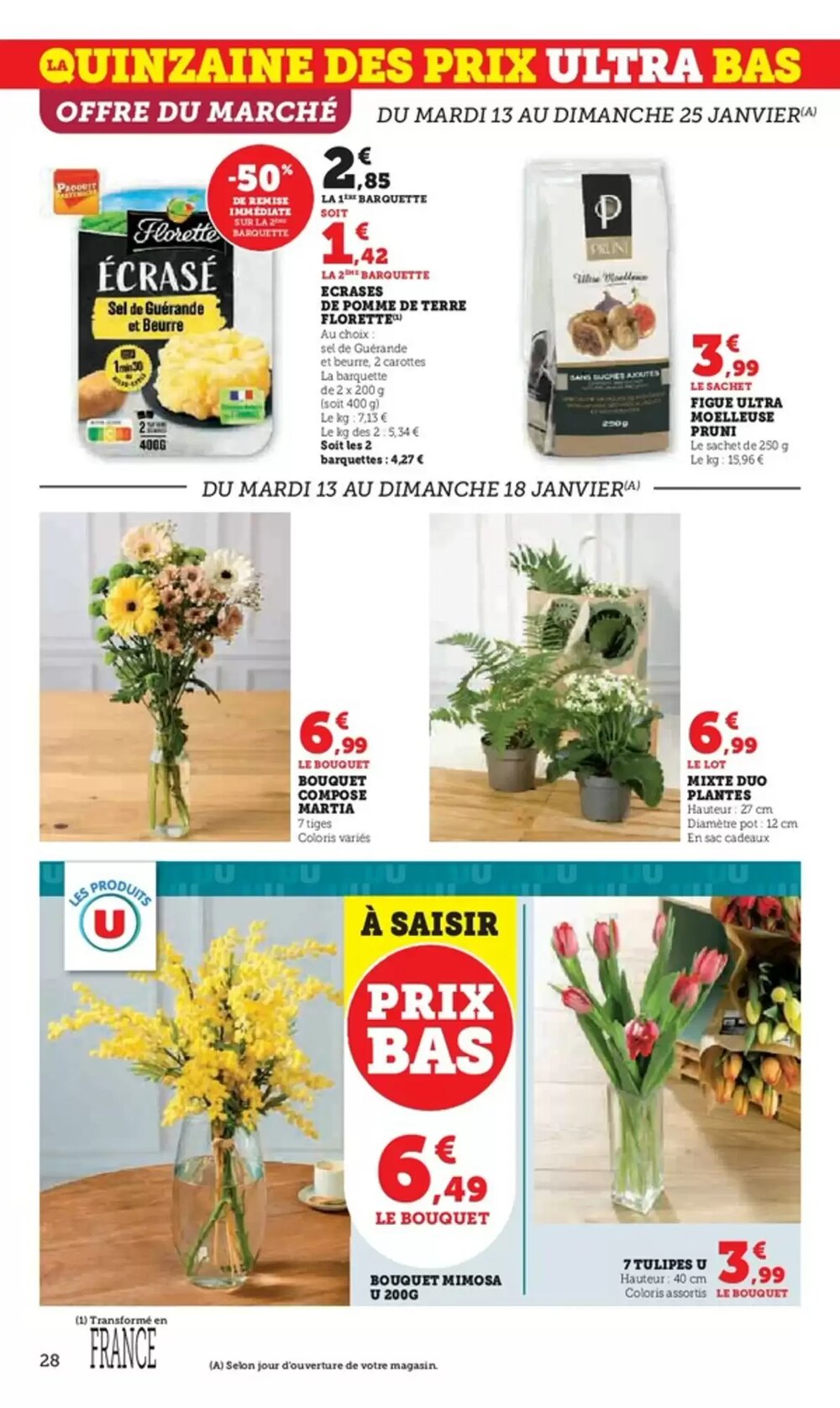 Prospectus promotionnel Hyper U valable à partir du 13/01/2026 - Page 28.