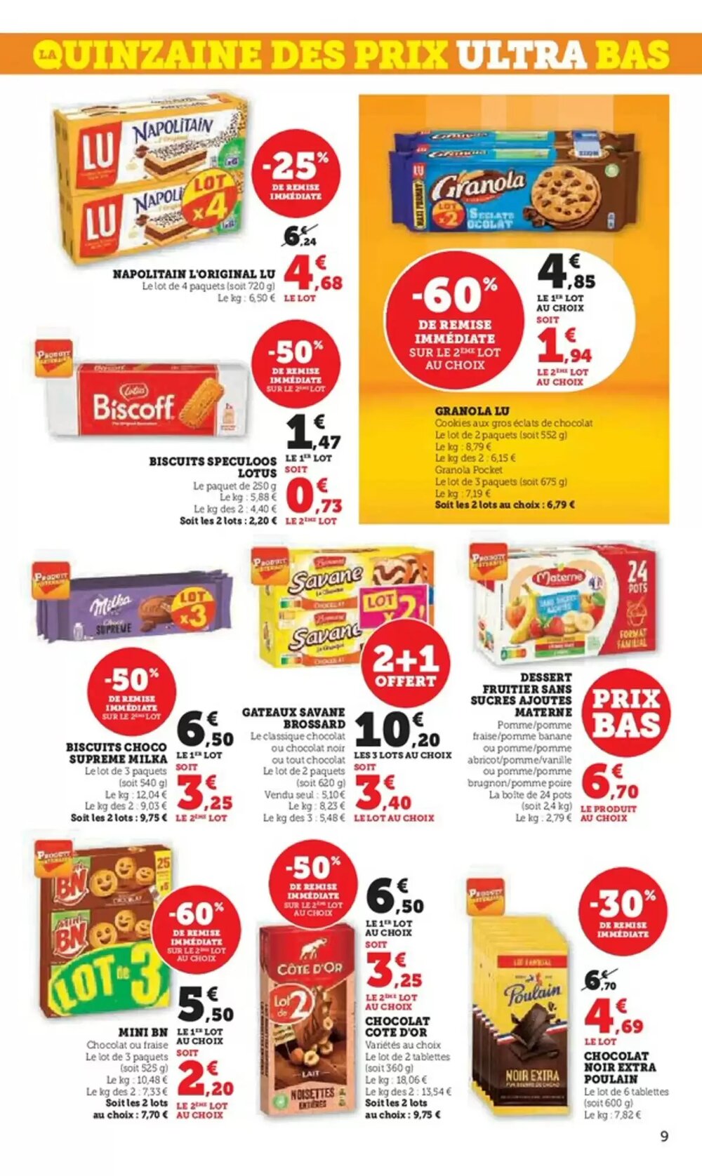 Prospectus promotionnel Hyper U valable à partir du 13/01/2026 - Page 9.