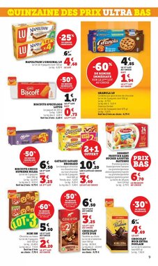 Prospectus promotionnel Hyper U valable à partir du 13/01/2026 - Page 9.