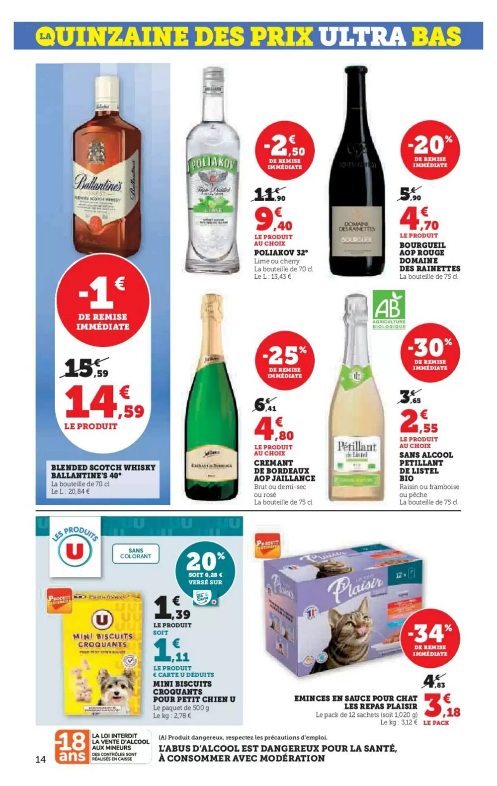 Prospectus promotionnel Super U valable à partir du 13/01/2026 - Page 14.