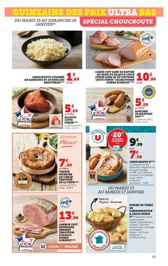 Prospectus promotionnel Super U valable à partir du 13/01/2026 - Page 17.