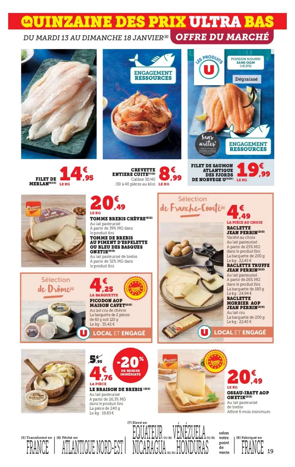 Prospectus promotionnel Super U valable à partir du 13/01/2026 - Page 19.