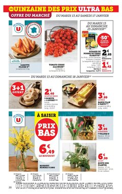 Prospectus promotionnel Super U valable à partir du 13/01/2026 - Page 20.