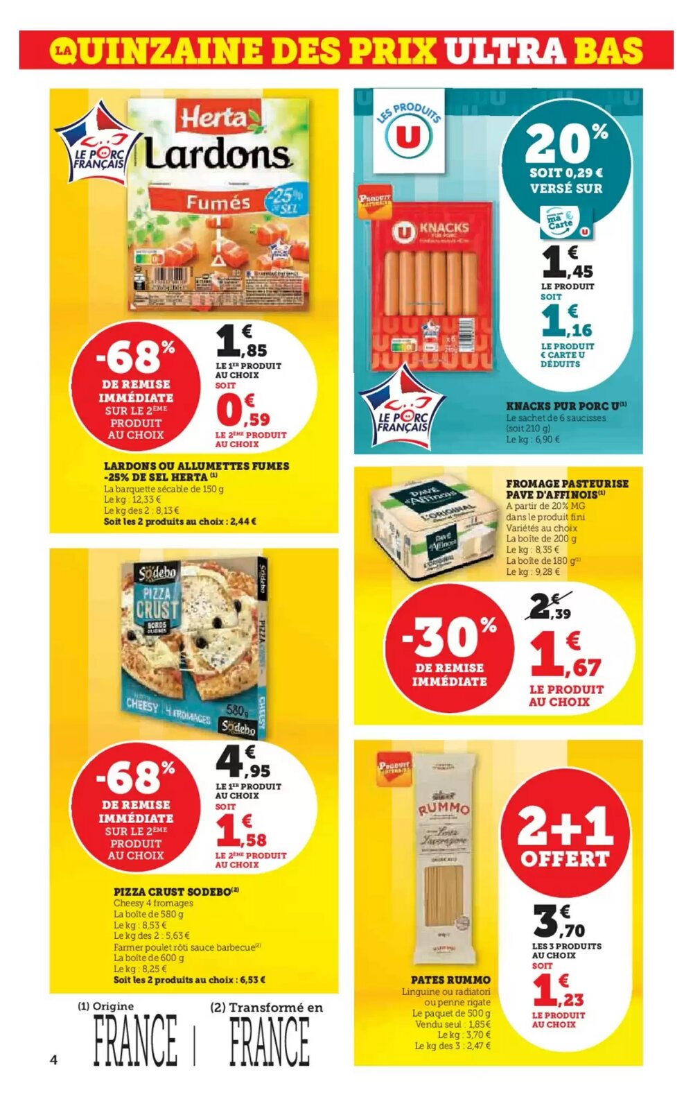 Prospectus promotionnel Super U valable à partir du 13/01/2026 - Page 4.