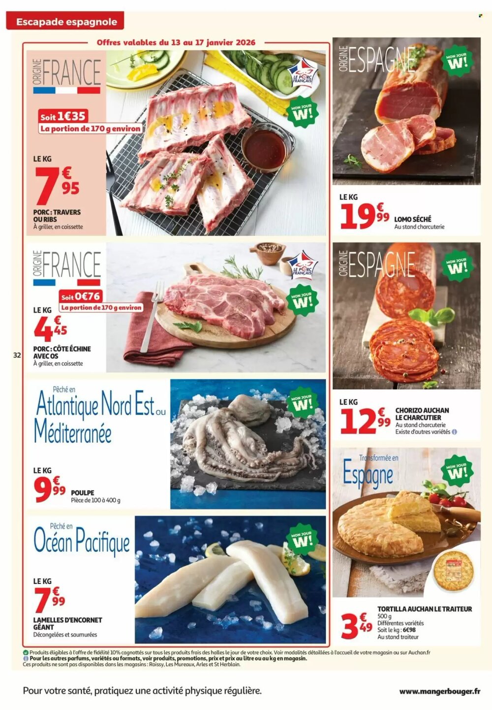 Prospectus promotionnel Auchan valable à partir du 13/01/2026 - Page 32.