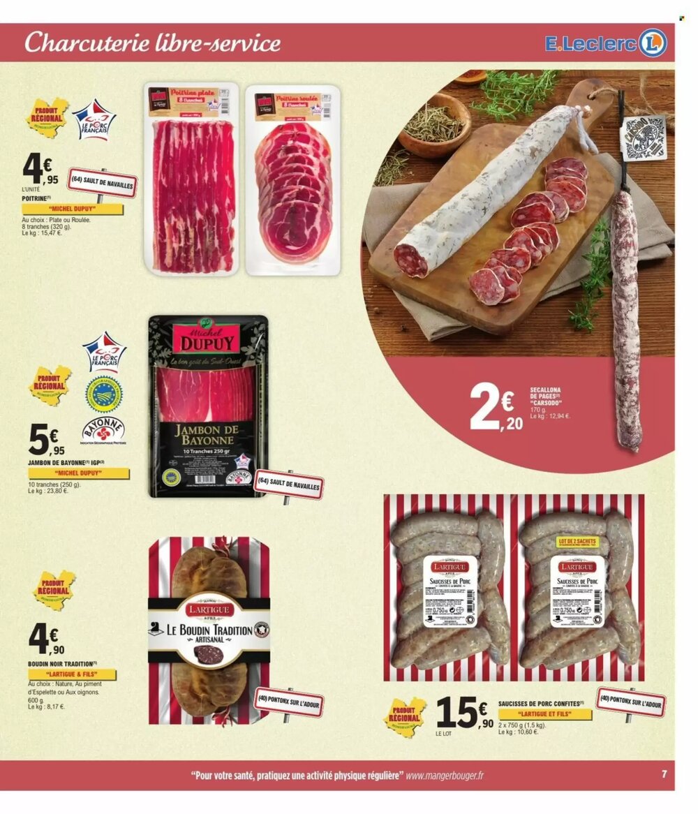 Prospectus promotionnel E.Leclerc valable à partir du 13/01/2026 - Page 7.