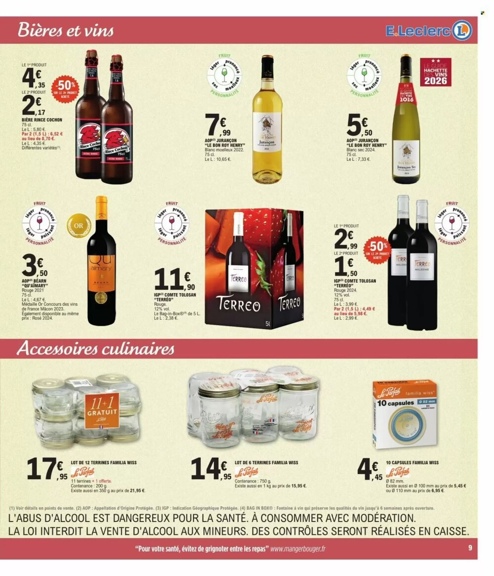 Prospectus promotionnel E.Leclerc valable à partir du 13/01/2026 - Page 9.