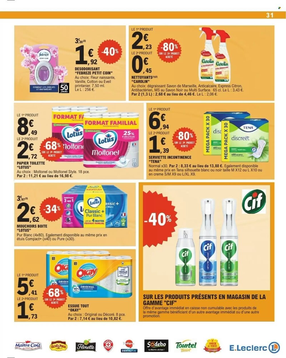 Prospectus promotionnel E.Leclerc valable à partir du 13/01/2026 - Page 31.