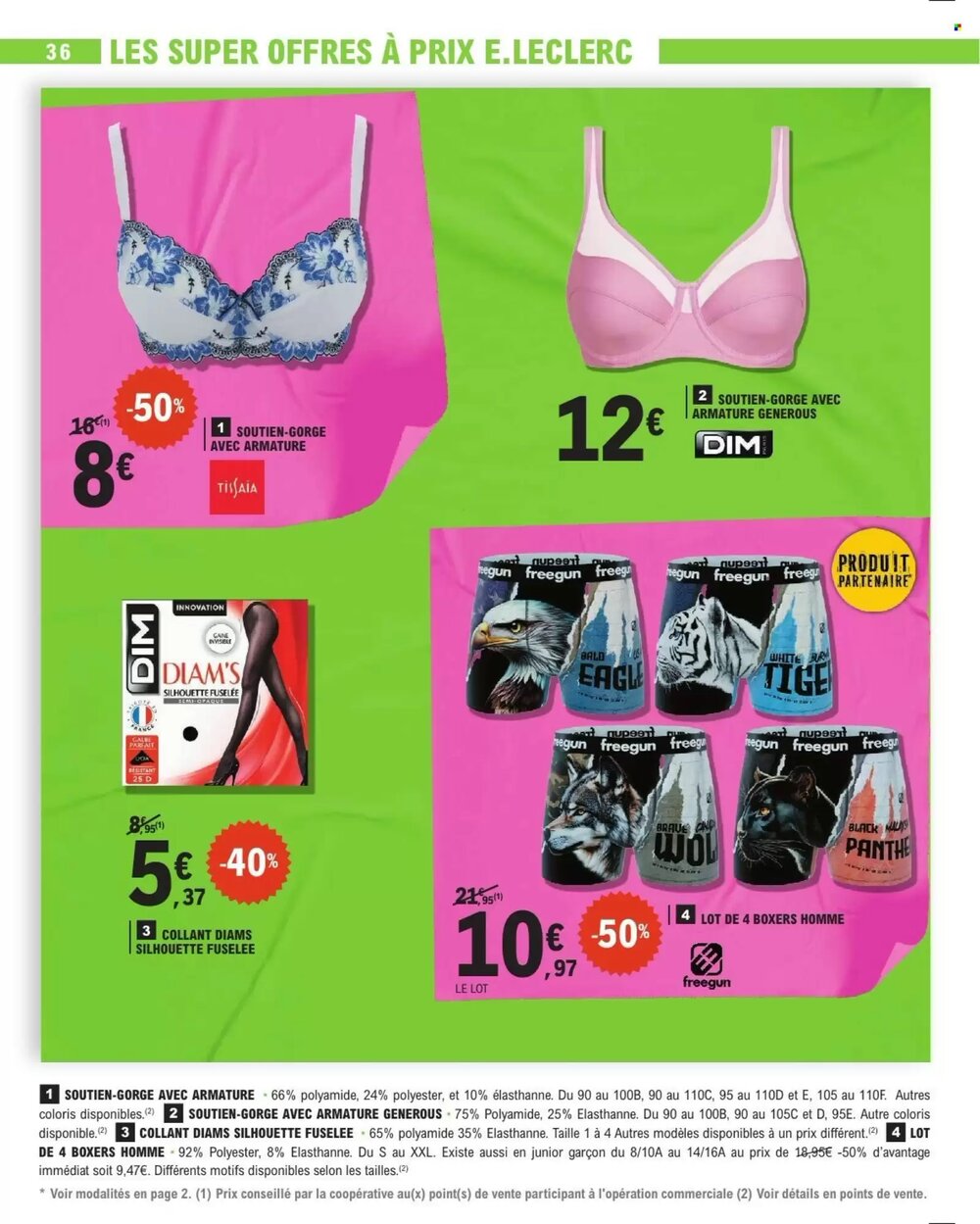 Prospectus promotionnel E.Leclerc valable à partir du 13/01/2026 - Page 36.