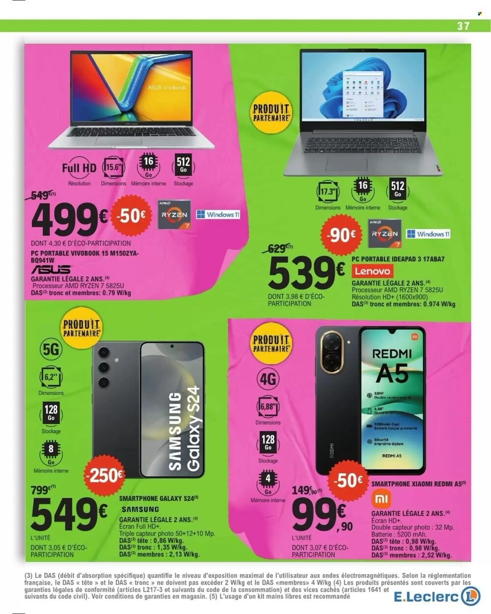 Prospectus promotionnel E.Leclerc valable à partir du 13/01/2026 - Page 37.