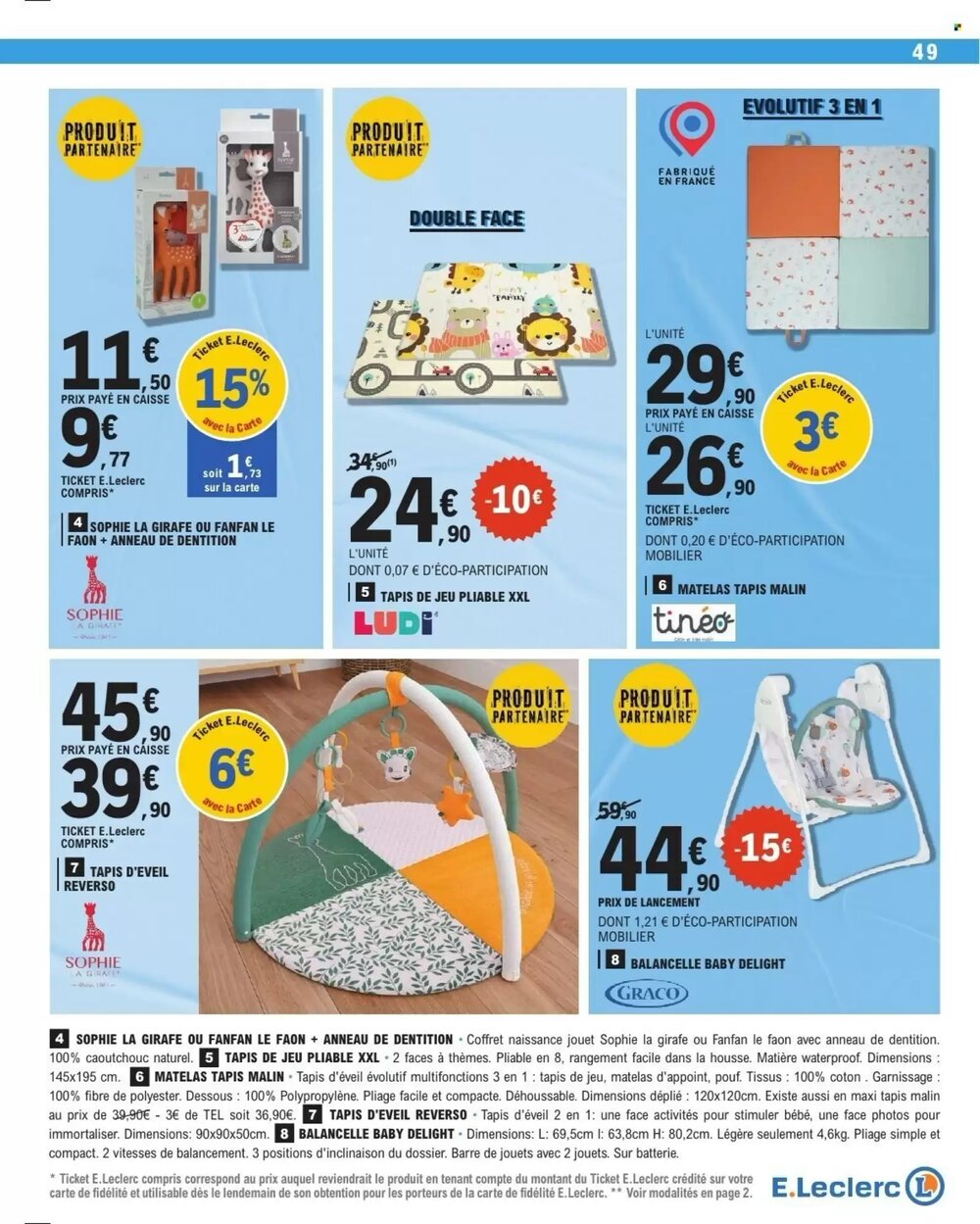 Prospectus promotionnel E.Leclerc valable à partir du 13/01/2026 - Page 49.