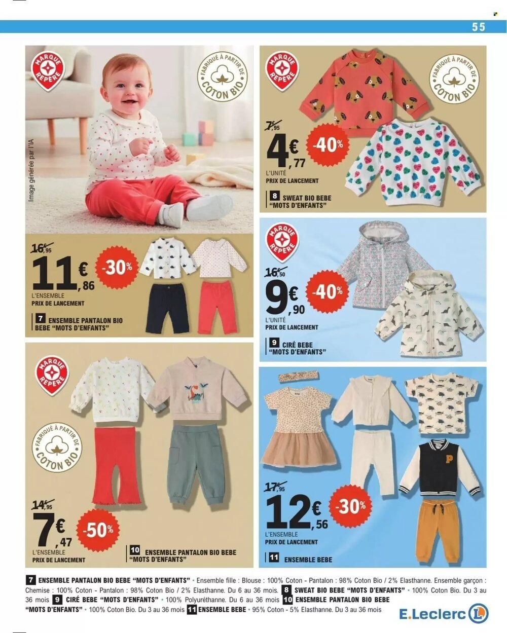 Prospectus promotionnel E.Leclerc valable à partir du 13/01/2026 - Page 55.