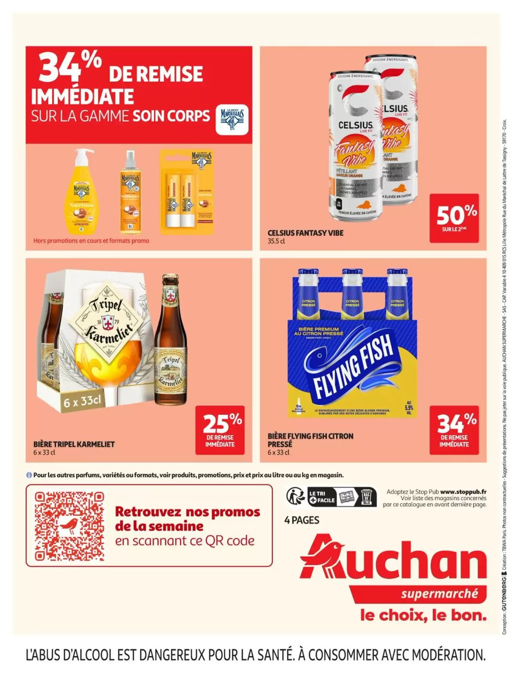Prospectus promotionnel Auchan valable à partir du 13/01/2026 - Page 4.