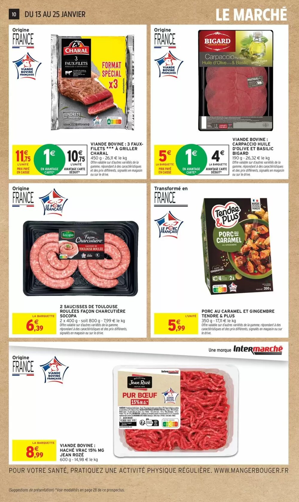 Prospectus promotionnel Intermarché valable à partir du 13/01/2026 - Page 10.
