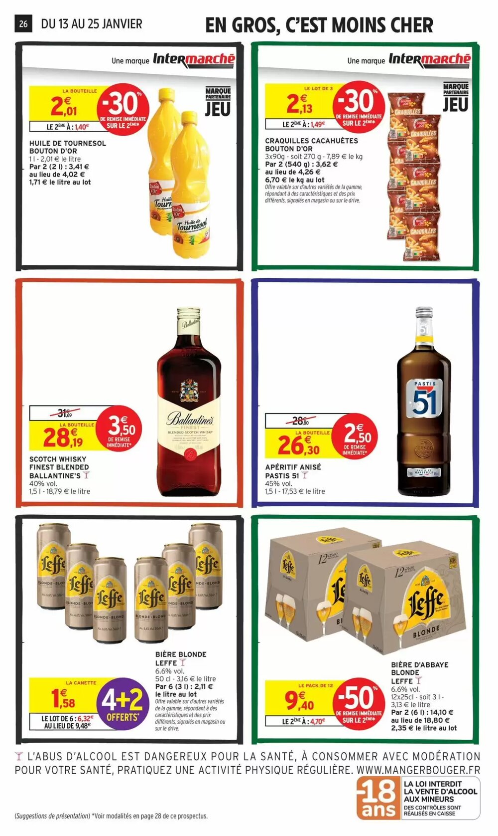 Prospectus promotionnel Intermarché valable à partir du 13/01/2026 - Page 26.