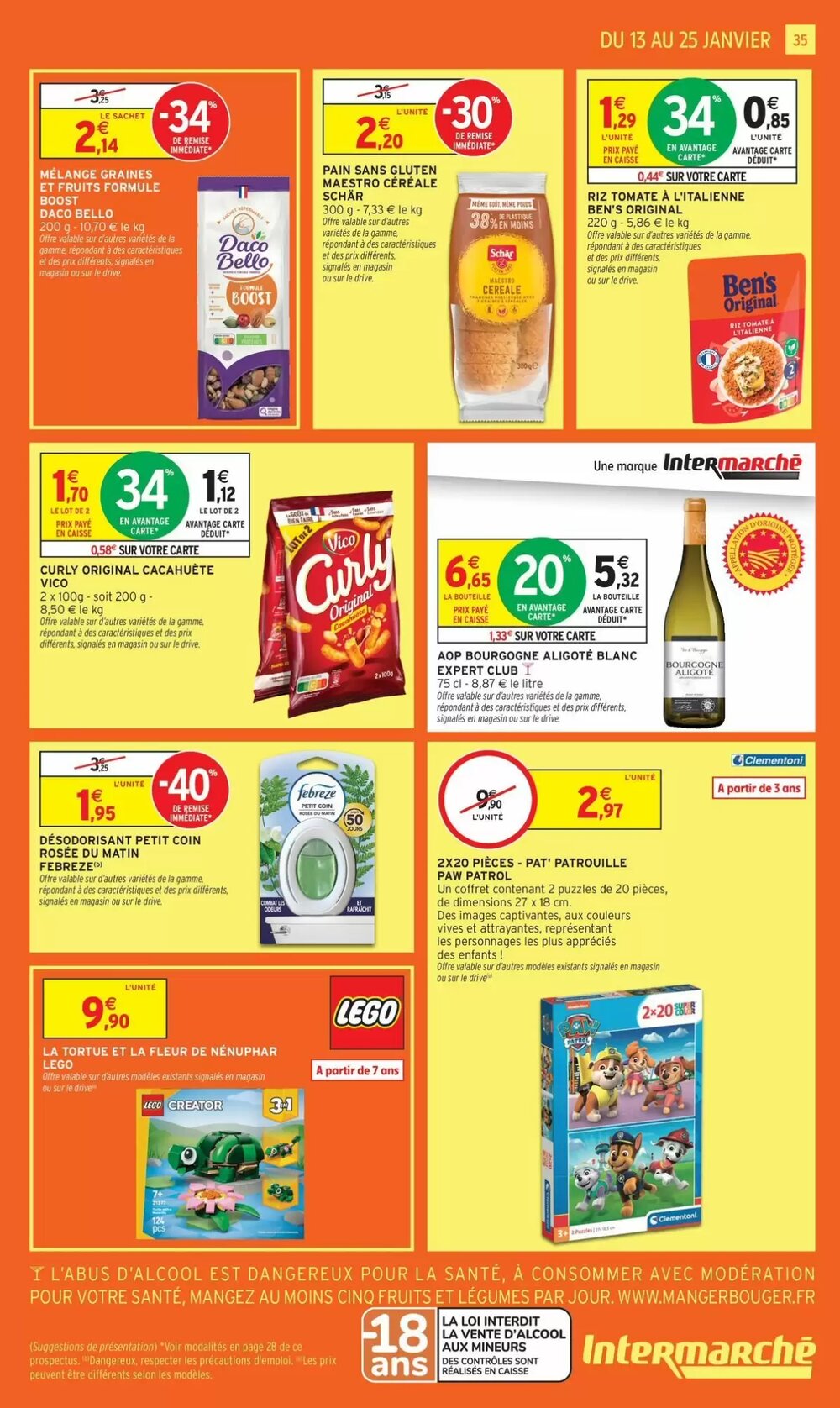Prospectus promotionnel Intermarché valable à partir du 13/01/2026 - Page 35.