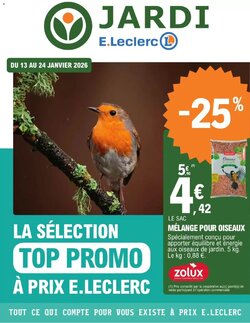 Prospectus promotionnel E.Leclerc Jardi valable à partir du 13/01/2026