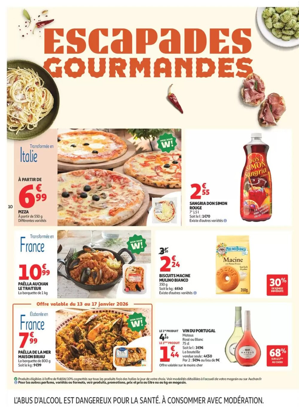Prospectus promotionnel Auchan valable à partir du 13/01/2026 - Page 10.