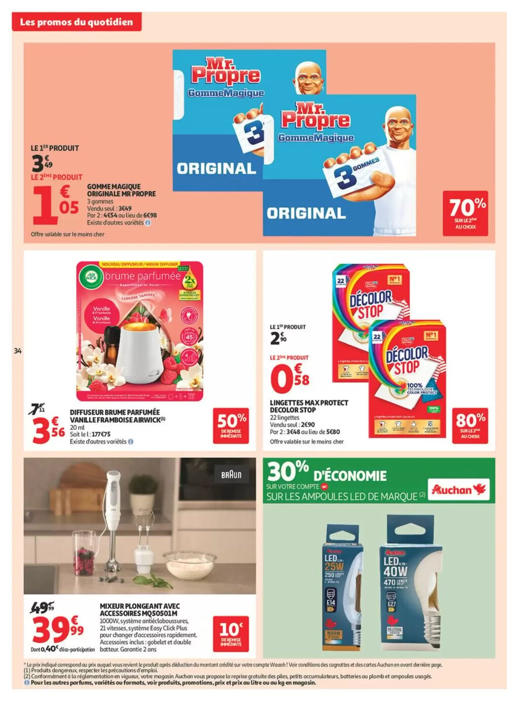 Prospectus promotionnel Auchan valable à partir du 13/01/2026 - Page 34.