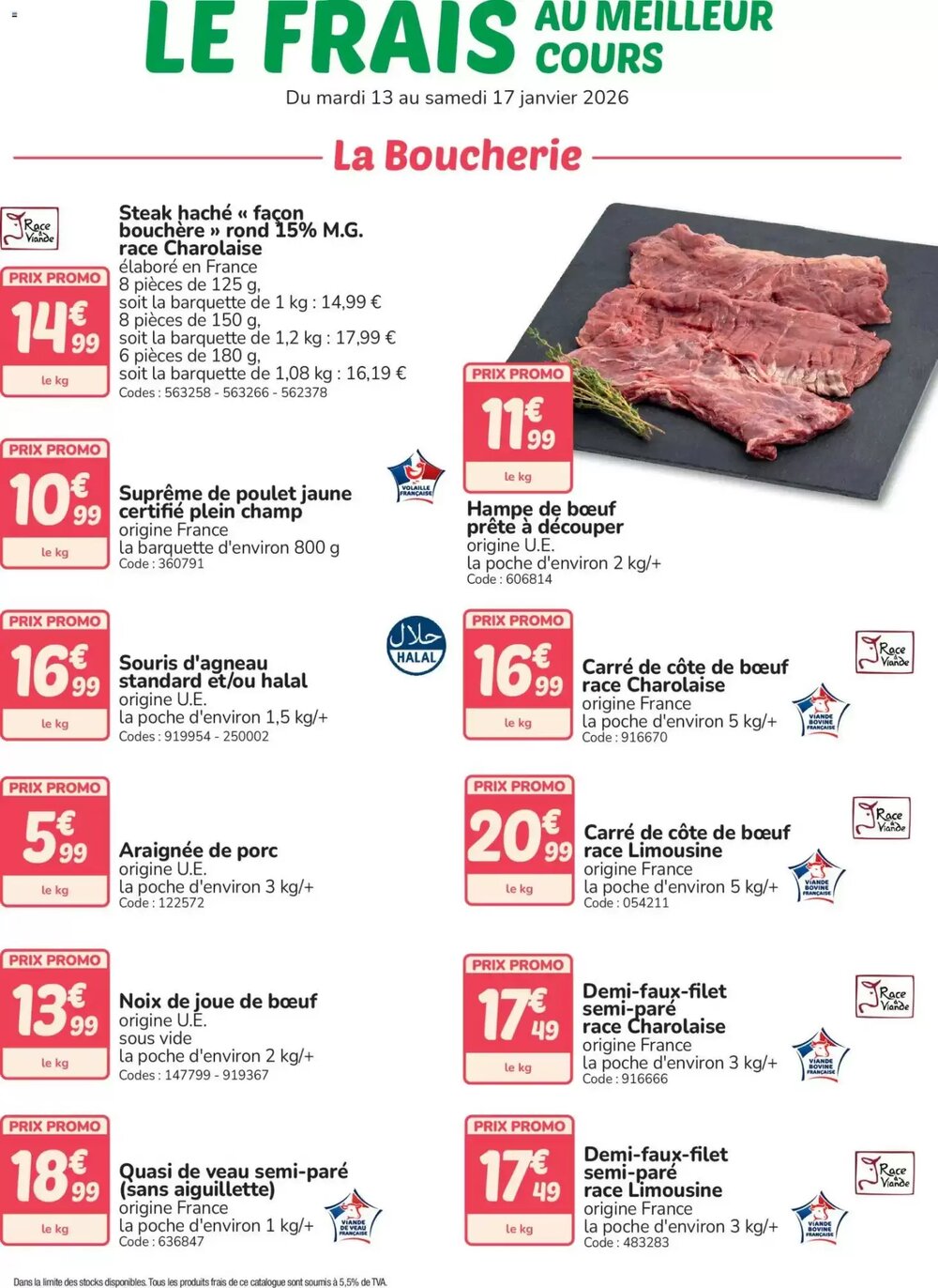 Prospectus promotionnel Promocash valable à partir du 13/01/2026 - Page 1.