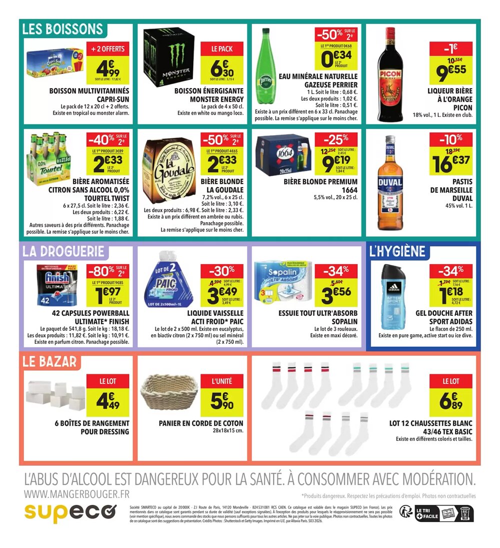 Prospectus promotionnel Supeco valable à partir du 13/01/2026 - Page 4.