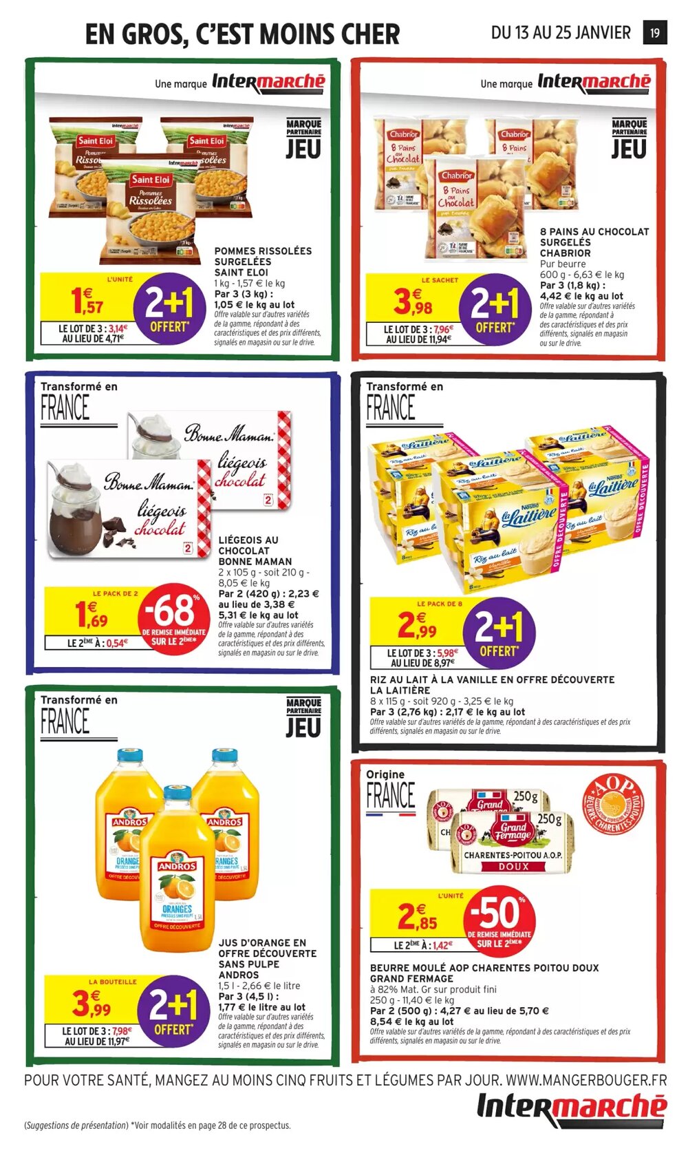 Prospectus promotionnel Intermarché valable à partir du 13/01/2026 - Page 19.