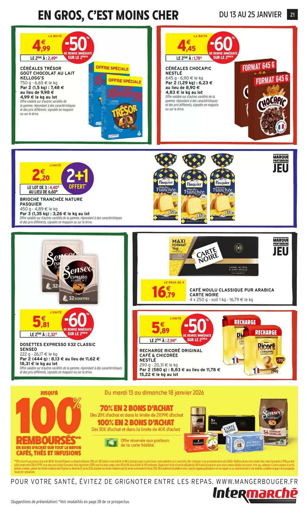 Prospectus promotionnel Intermarché valable à partir du 13/01/2026 - Page 21.