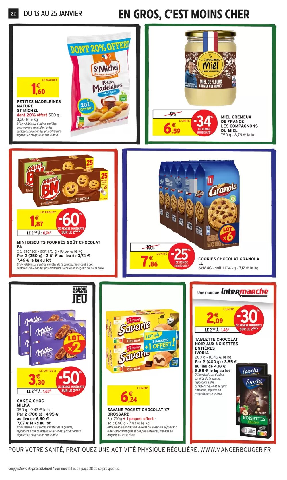 Prospectus promotionnel Intermarché valable à partir du 13/01/2026 - Page 22.