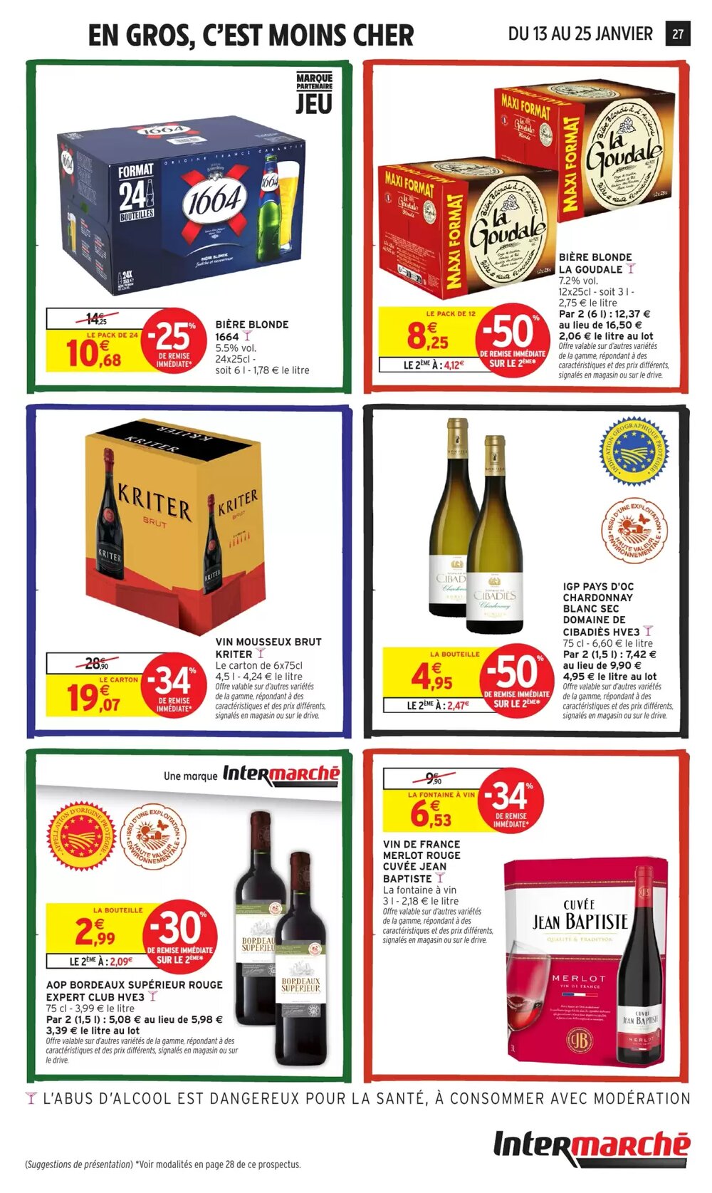 Prospectus promotionnel Intermarché valable à partir du 13/01/2026 - Page 27.