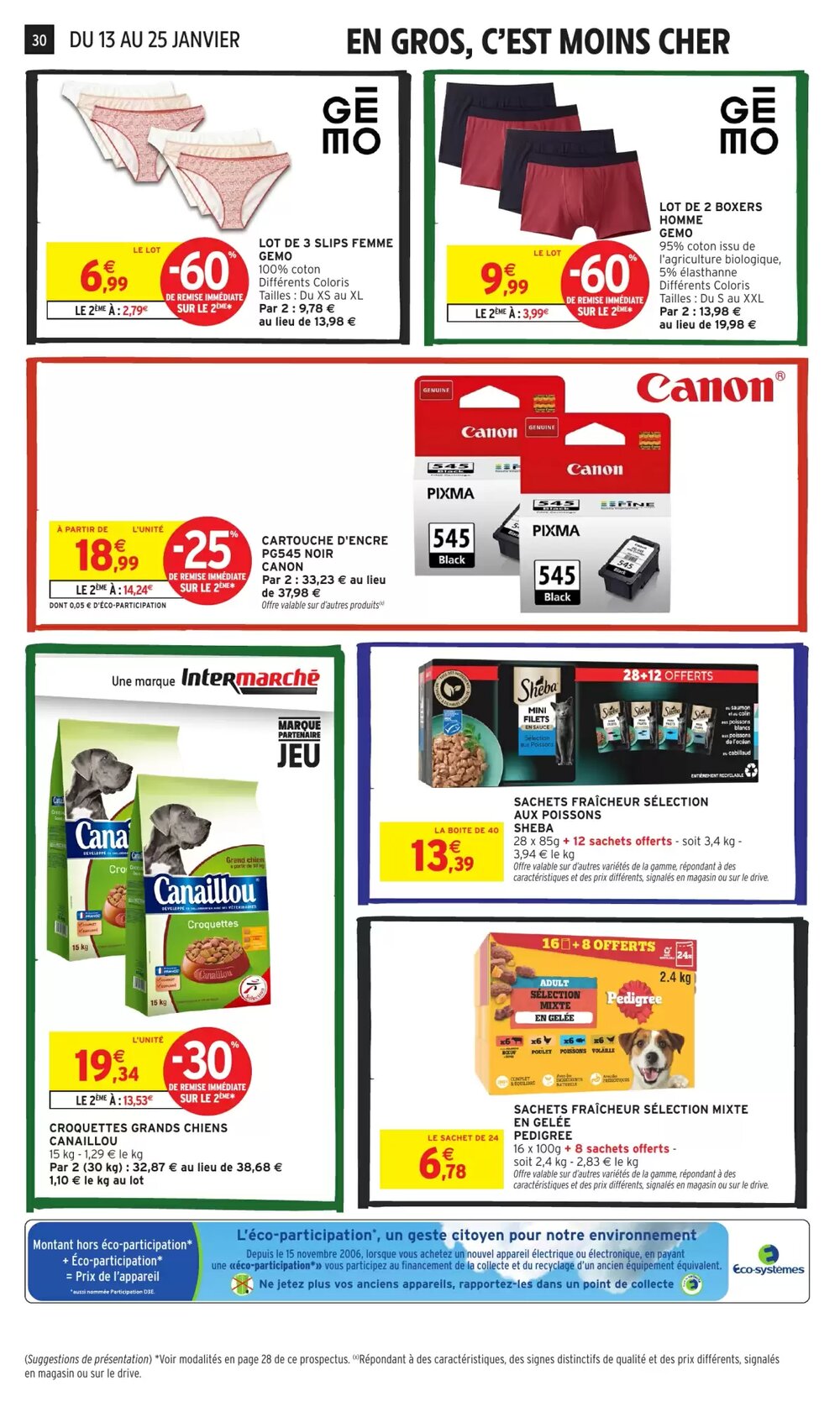 Prospectus promotionnel Intermarché valable à partir du 13/01/2026 - Page 30.