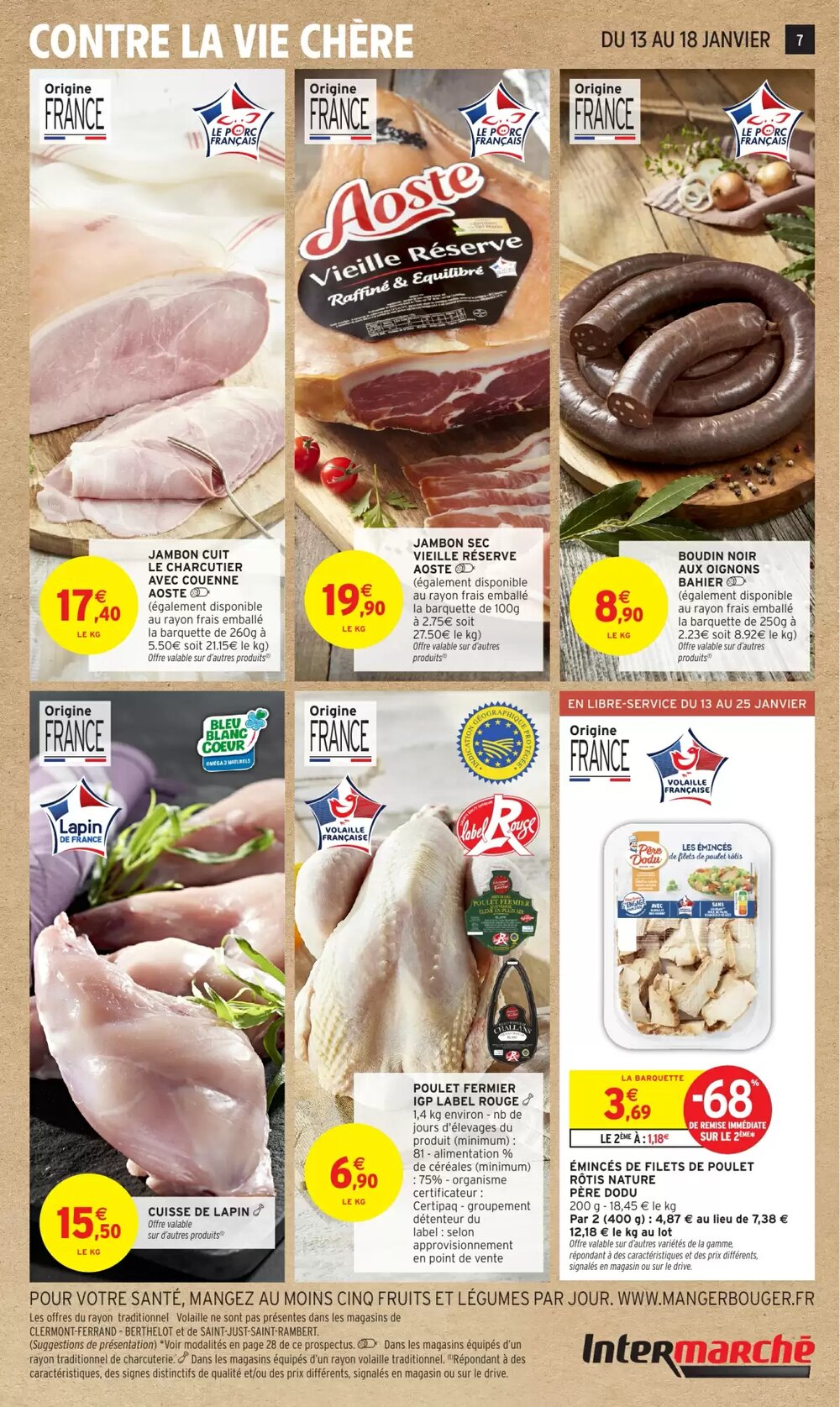Prospectus promotionnel Intermarché valable à partir du 13/01/2026 - Page 7.