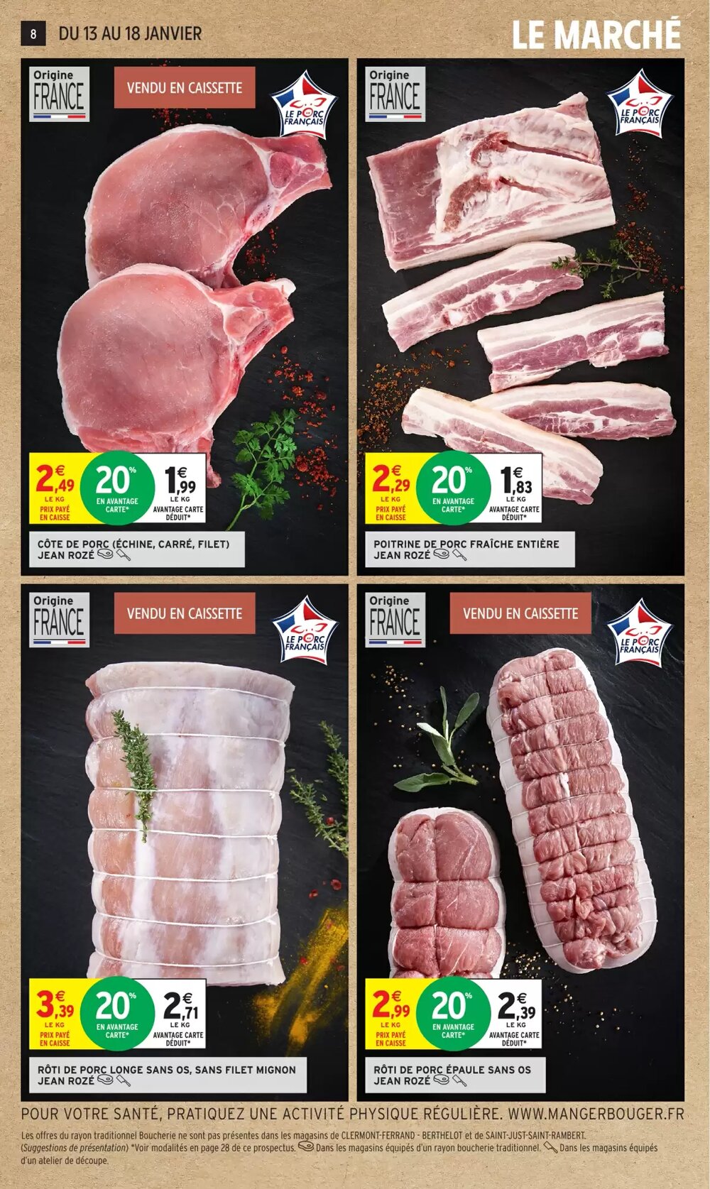 Prospectus promotionnel Intermarché valable à partir du 13/01/2026 - Page 8.