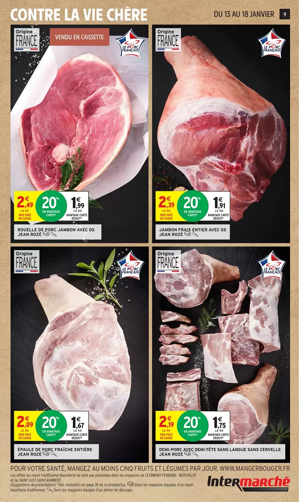 Prospectus promotionnel Intermarché valable à partir du 13/01/2026 - Page 9.