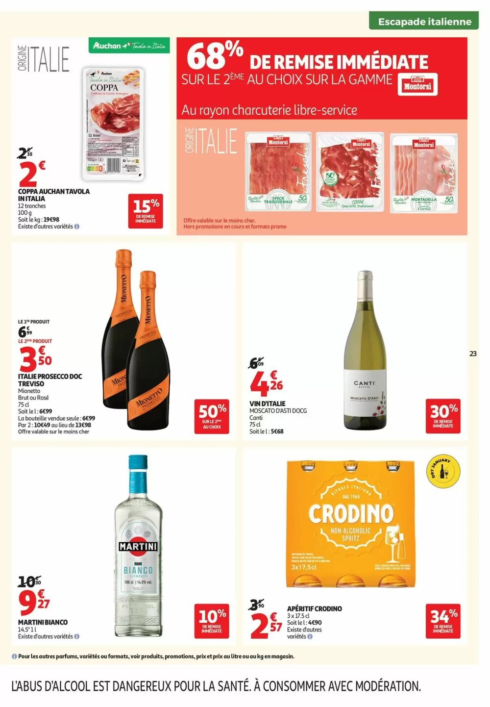 Prospectus promotionnel Auchan valable à partir du 13/01/2026 - Page 23.