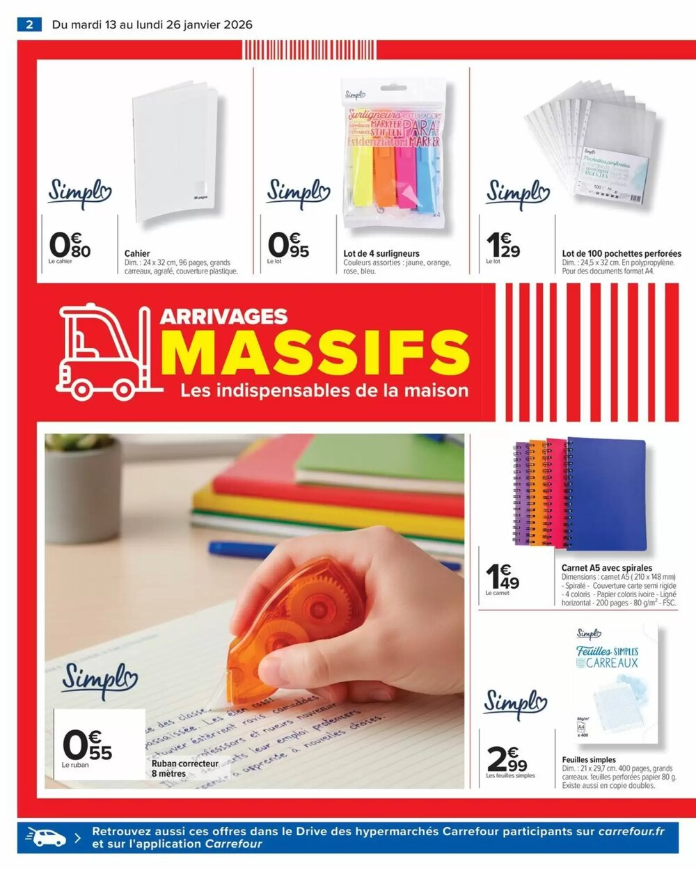 Prospectus promotionnel Carrefour valable à partir du 13/01/2026 - Page 3.