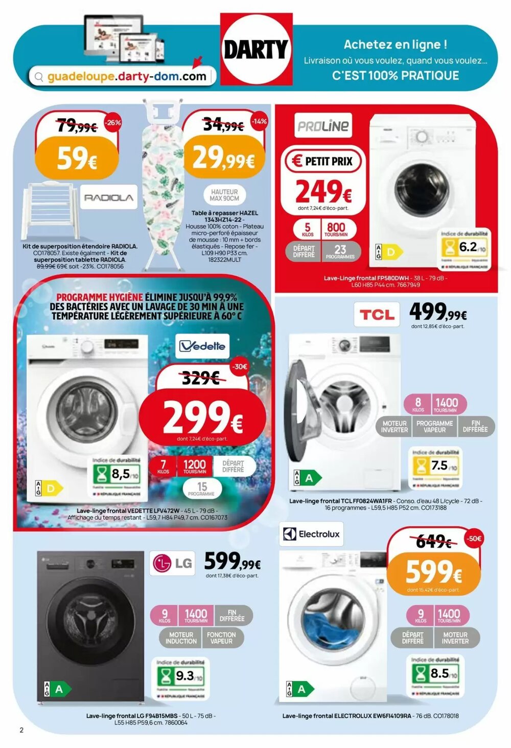 Prospectus promotionnel Darty valable à partir du 13/01/2026 - Page 2.