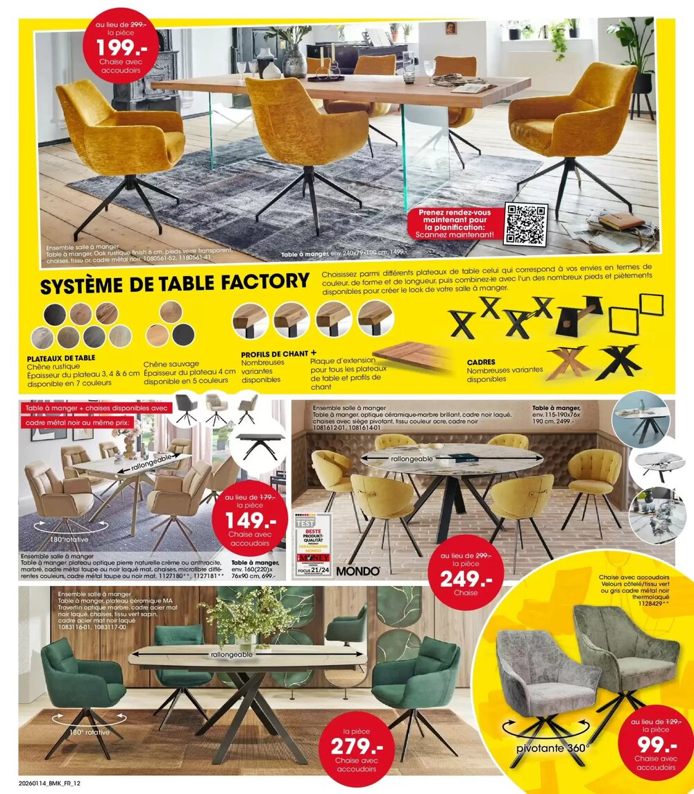 Prospectus promotionnel Möbel Martin valable à partir du 13/01/2026 - Page 12.