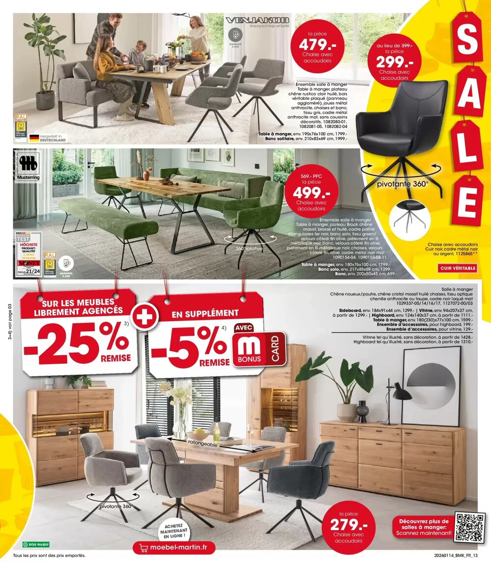 Prospectus promotionnel Möbel Martin valable à partir du 13/01/2026 - Page 13.