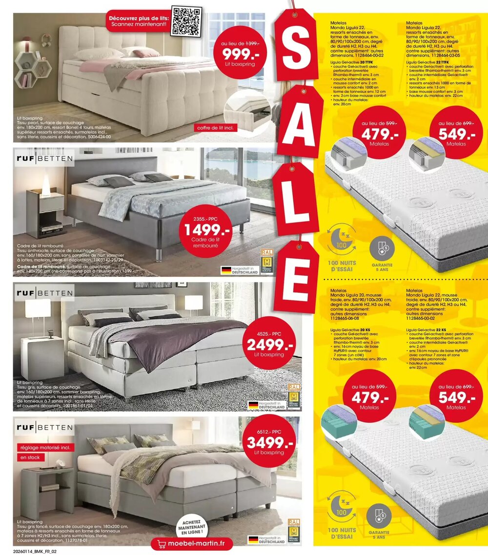 Prospectus promotionnel Möbel Martin valable à partir du 13/01/2026 - Page 2.