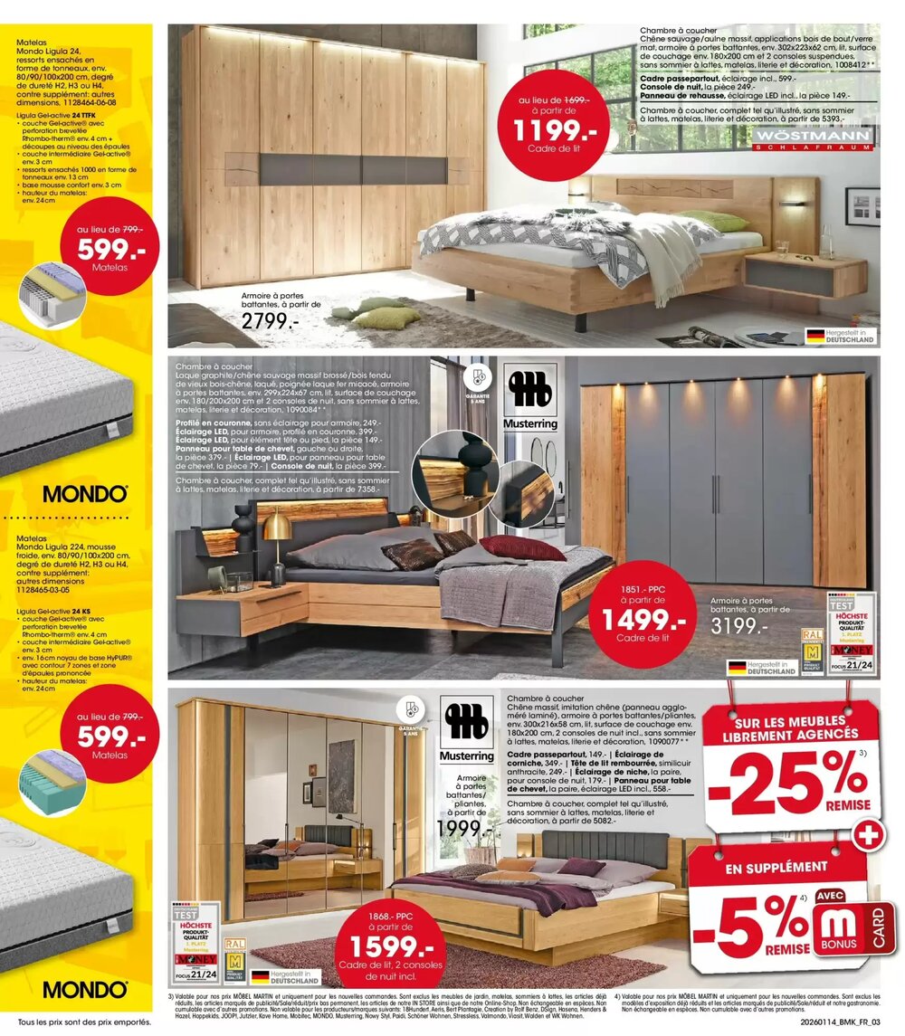 Prospectus promotionnel Möbel Martin valable à partir du 13/01/2026 - Page 3.