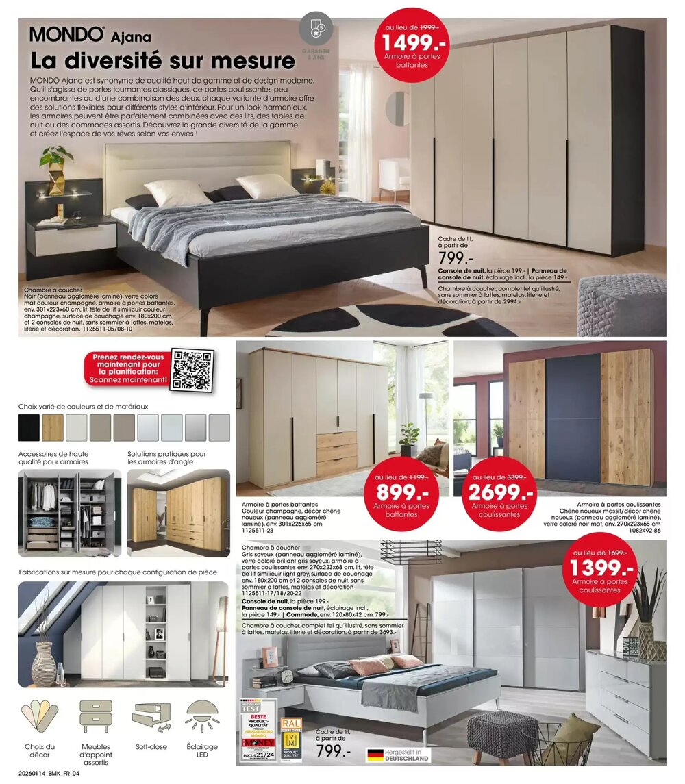 Prospectus promotionnel Möbel Martin valable à partir du 13/01/2026 - Page 4.