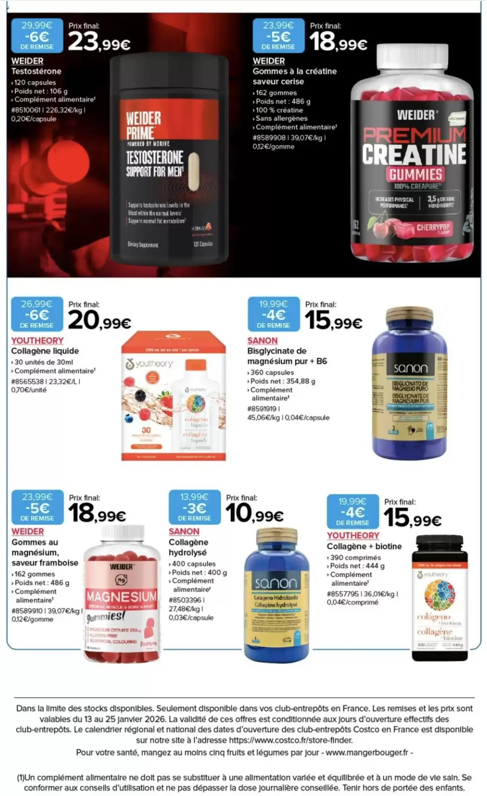 Prospectus promotionnel Costco valable à partir du 13/01/2026 - Page 3.