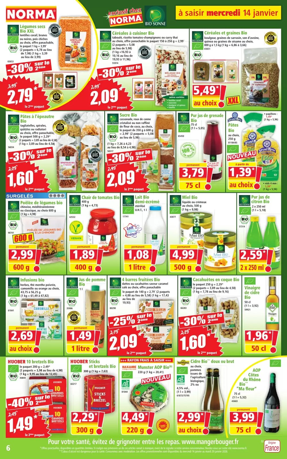 Prospectus promotionnel Norma valable à partir du 14/01/2026 - Page 6.