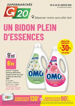 Prospectus promotionnel G20 valable à partir du 14/01/2026 - Page 1.